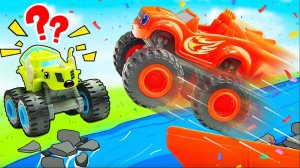 Приключения Чудо Машинок – Вспыш и Зег делают супер прыжки! Видео про машинки и игры для детей