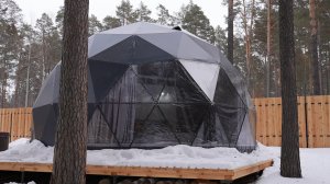 Купольный дом мечты: уют, стиль и панорамные виды | Обзор геокупола D7 от компании «АбсолютСфера»