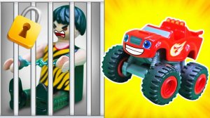 Вспыш расследует ограбление прямо из тюрьмы! Приключения в видео про машинки для мальчиков