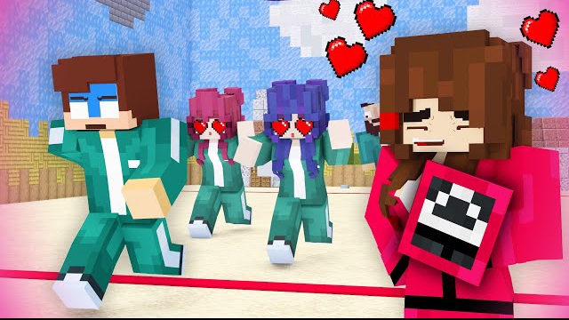 Игра в кальмара НОВЫЙ сезон в Майнкрафте, мультфильм смотреть онлайн