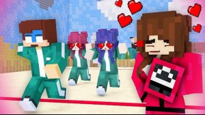 Игра в кальмара НОВЫЙ сезон в Майнкрафте, мультфильм