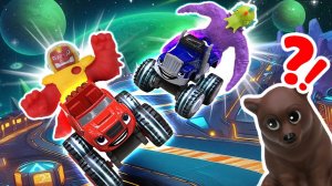 Вспыш и Крушила покоряют космос!  Видео для мальчиков про машинки