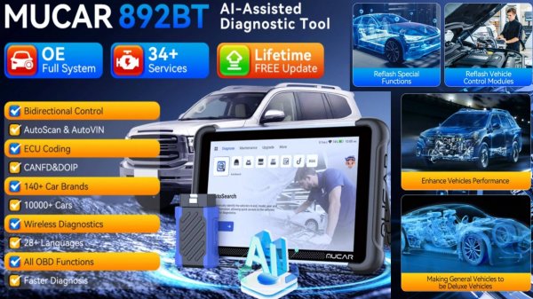 Обзор MUCAR 892BT, с пожизненным обновлением, AI функциями и другими плюшками
