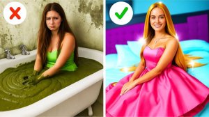 Соревнование по обновлению 💎 Богачи vs банкроты! Крутые гаджеты и лайфхаки ✨