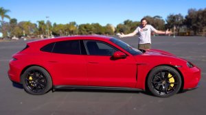 Porsche Taycan GTS Sport Turismo2025 года, это крутейший электромобиль