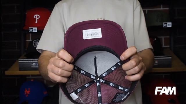 NEW ERA TRUCKER A FRAME PATCH MAROON CAP смотреть онлайн