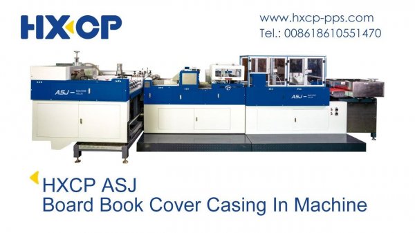 Automatic Board Book Soft/Hard Cover Casing In Machine