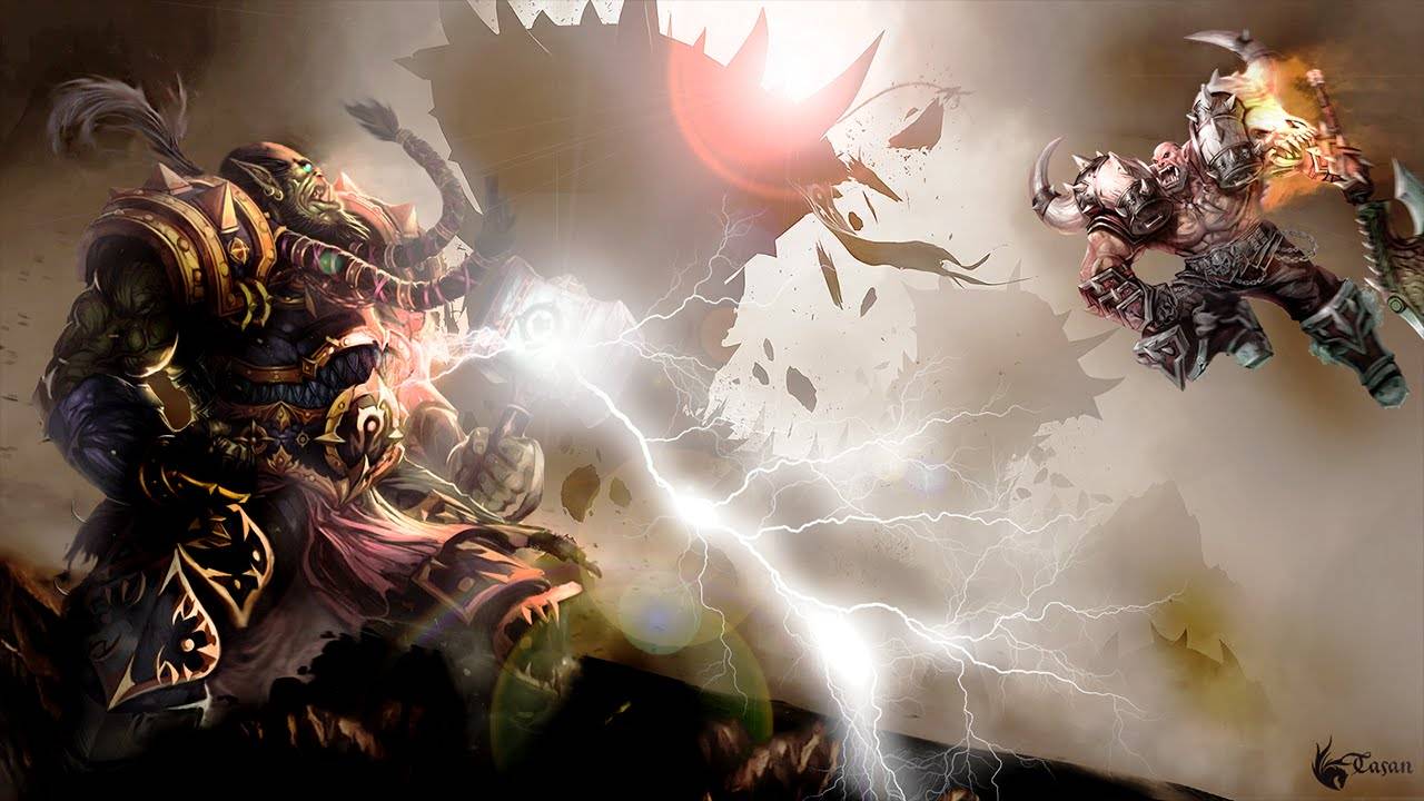 Warlords of Draenor Битва Тралла и Гарроша смотреть онлайн