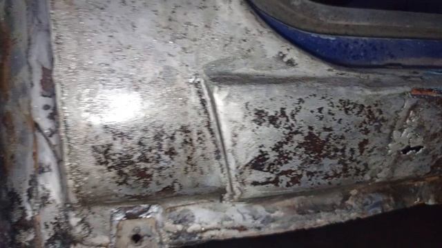 Ремонт брызговика 2108-2115. Левая сторона.