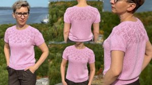видео из архива   "МК летний джемпер с круглой кокеткой РОЗОВАЯ НЕЖНОСТЬ"