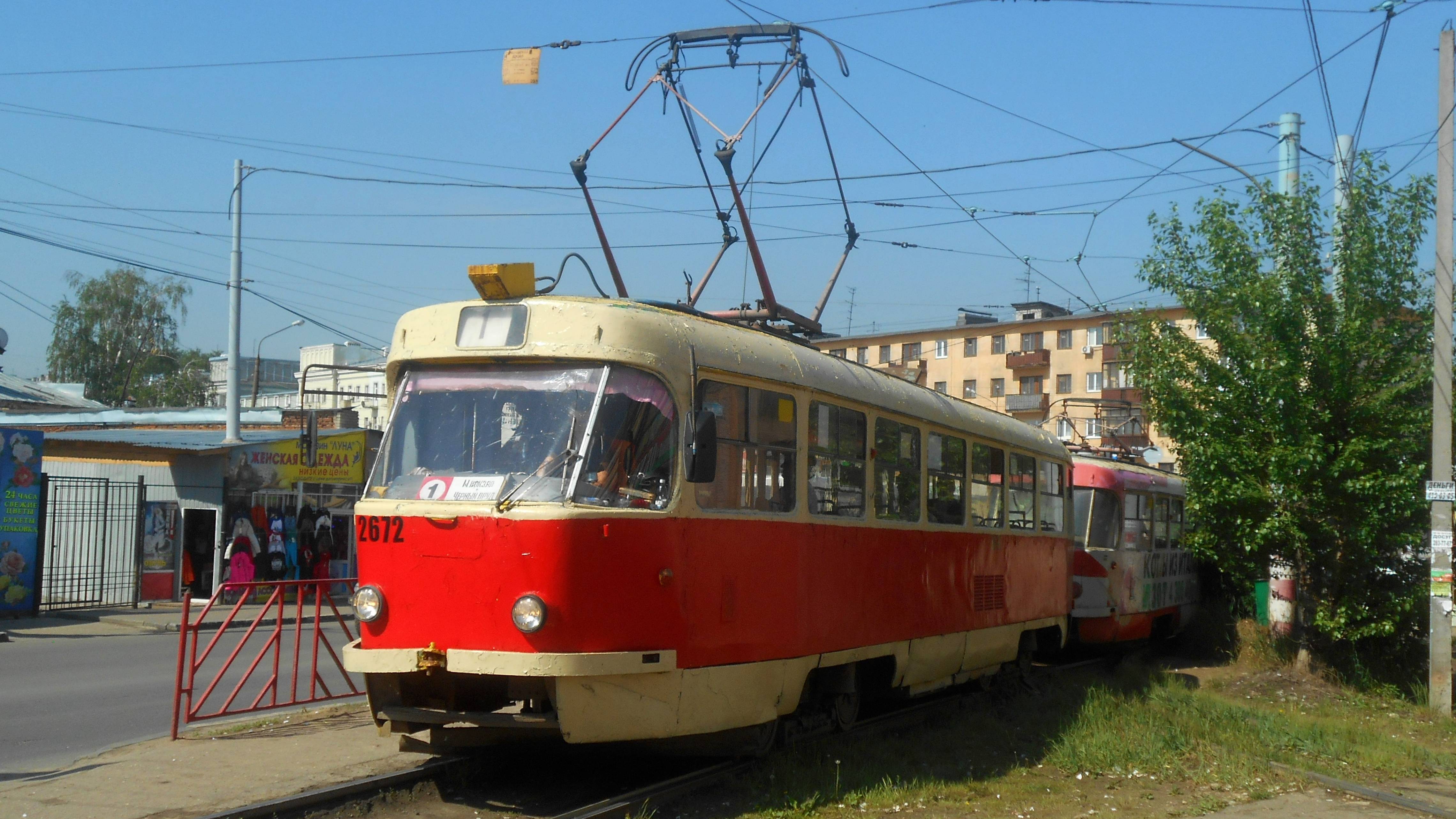 Нижегородский трамвай. Прощальная поездка на трамвае Tatra T3SU смотреть онлайн