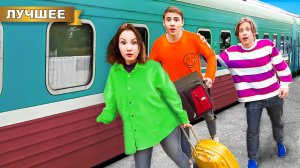 Уехали на Поезде и Провели 24 Часа в Ледяной Тюрьме !