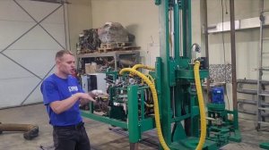 Бензиновая Гидравлическа буровая установка Ураган . Обзор #буровоедело #буровоеоборудование