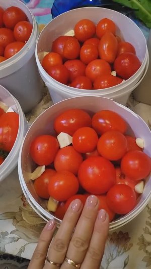 ВКУСНЫЕ БОЧКОВЫЕ ПОМИДОРЫ В ВЕДРЕ НА ЗИМУ 🍅🍅🍅💯👍