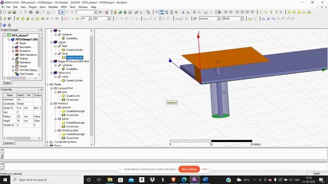 Planar Inverted F Antenna  Parasitic Antenna  Antenna Designing HFSS (rus)