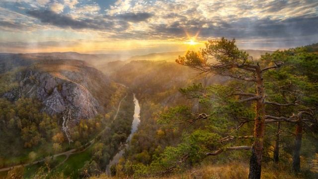 Футаж. Осенний пейзаж 30 смотреть онлайн