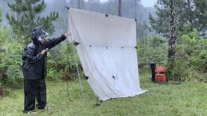 ПРОЛИВНОЙ ДОЖДЬ В ЛЕСУ, ОТДЫХ В УЮТНОЙ ПАЛАТКЕ☀️РАССЛАБЛЯЮЩИЙ ДОЖДЬ☀