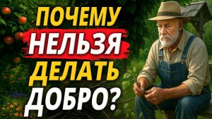 Как ДОБРО может обернуться НЕСЧАСТЬЕМ? Мудрая еврейская притча