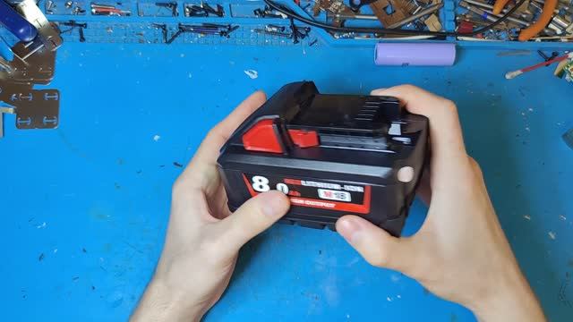 Аккумулятор Milwaukee M18 8Ач. Оригинальные комплектующие! Гарантия! Российская сборка! смотреть онлайн