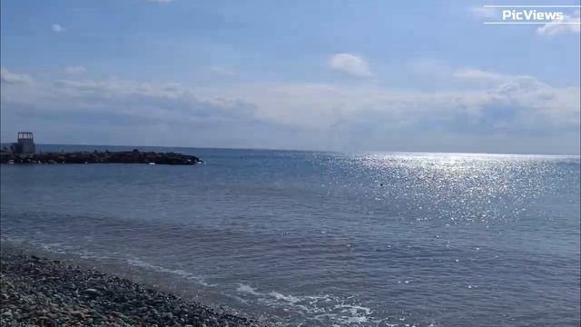 НЕБУГ Туапсинский район сегодня 22 сентября 2025.Обстановка на Центральном пляже сейчас, погода смотреть онлайн