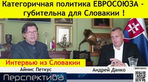 ✅ ПЕРСПЕКТИВА | АЙНИС ПЕТКУС в гостях у Вице-спикера парламента Словакии АНДРЕЯ ДАНКО