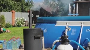 Дровяная печь для бассейна (хороша ли?)