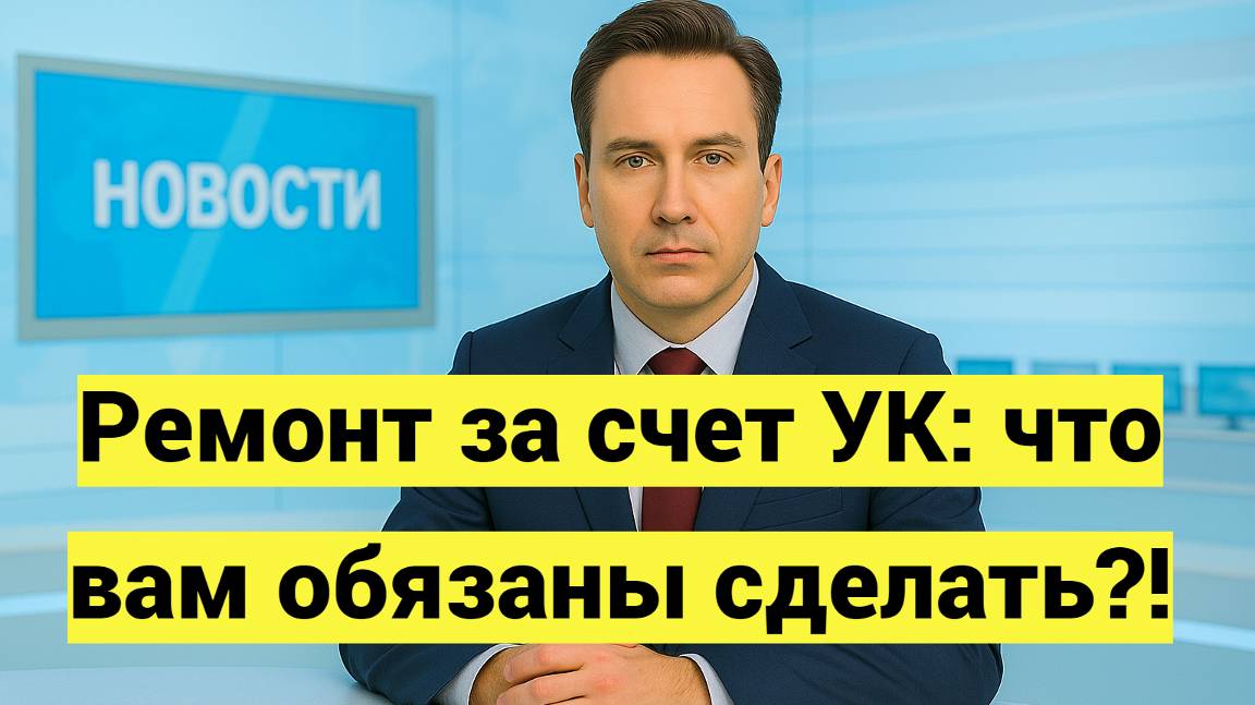 Ремонт за счет УК: что вам обязаны сделать смотреть онлайн