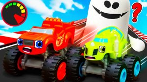Машинки Вспыш и Зегг убегают от приведенияВидео про приключения Чудо Машинок для мальчиков