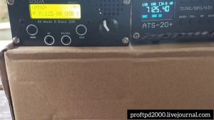 Первое знакомство с USDX USDR. Что показывают приборы и сравнение с приемником ATS 20