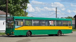 Автобус Mercedes-Benz O405 (АТ 202 22). Покатушки по пригороду Барнаула.