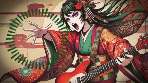 Shamisen PUNK ROCK Riff – Demon battle Riot