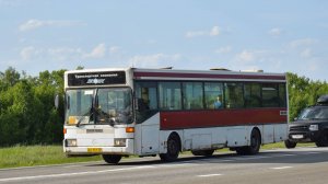 Автобус Mercedes-Benz O405 (АО 951 22). Несёмся по пригороду Барнаула.