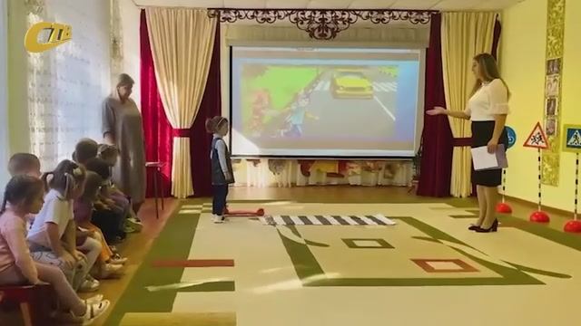В ДЕТСКОМ САДУ №12 ПРОВЕЛИ ПРОФИЛАКТИЧЕСКОЕ МЕРОПРИЯТИЕ ДЛЯ ДЕТЕЙ ПО ПРАВИЛАМ ДОРОЖНОГО ДВИЖЕНИЯ смотреть онлайн