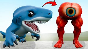 Новый тралалелодон против ток-ток-матаха, итальянский мем brainrot в garry's mod