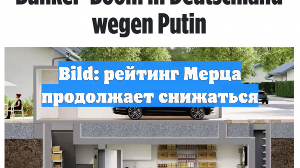 Bild: рейтинг Мерца продолжает снижаться