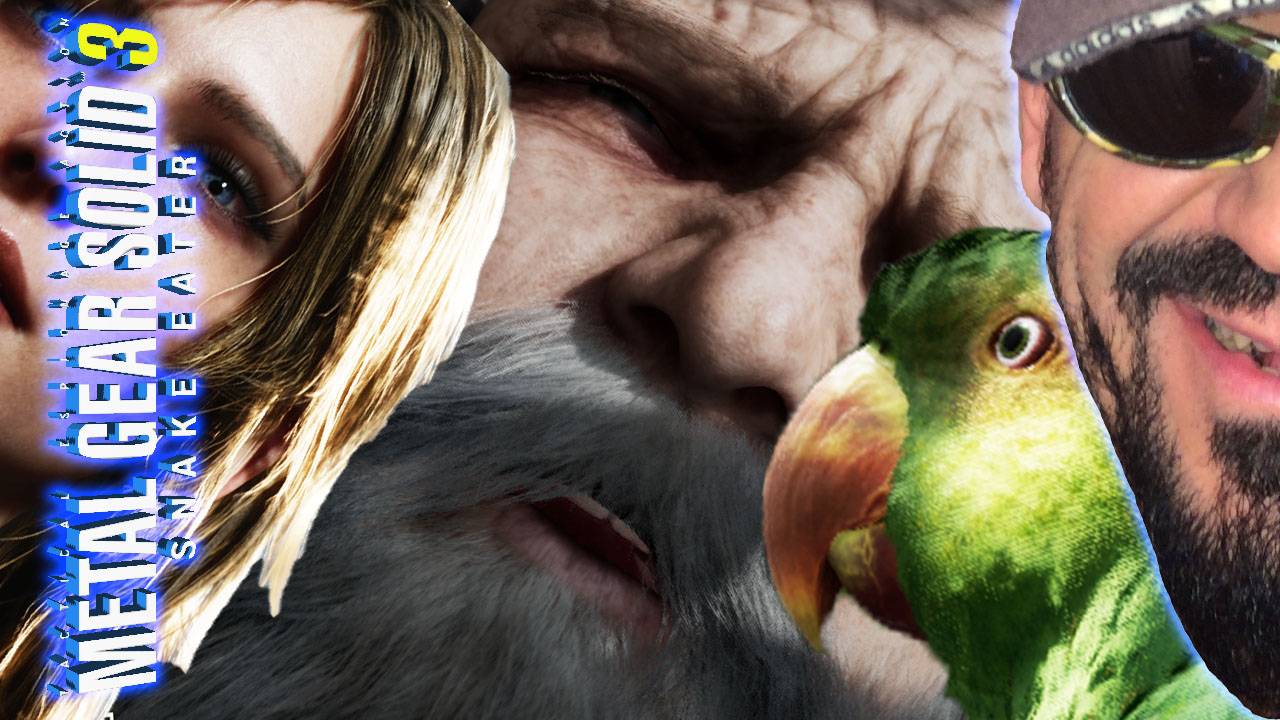 Ева соблазняет Снейка и спящий босс в кустах Metal Gear Solid Snake Eater