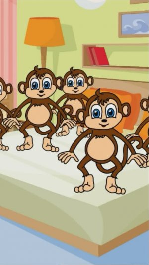 Пять маленьких обезьянок 🐵🍌