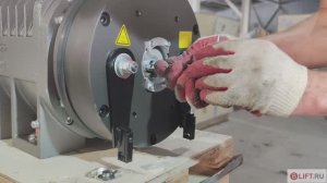 MONA Демонтаж-монтаж энкодера, регулировка зазоров тормозов, регулировка концевых выключателей