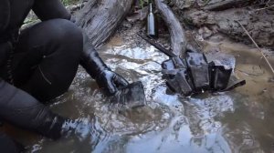 Раскопки на железной реке, поиск с металлоискателем, Юрий Гагарин