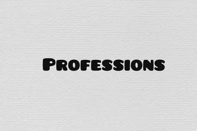 Стих Professions (перевод в описании)