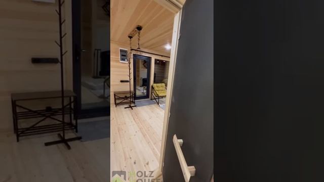 Обзор каркасной бани от Новосибирской компании Holz House!