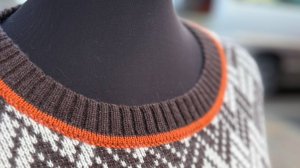 Кеттлёвка горловины в КАРМАН на вязальной машине