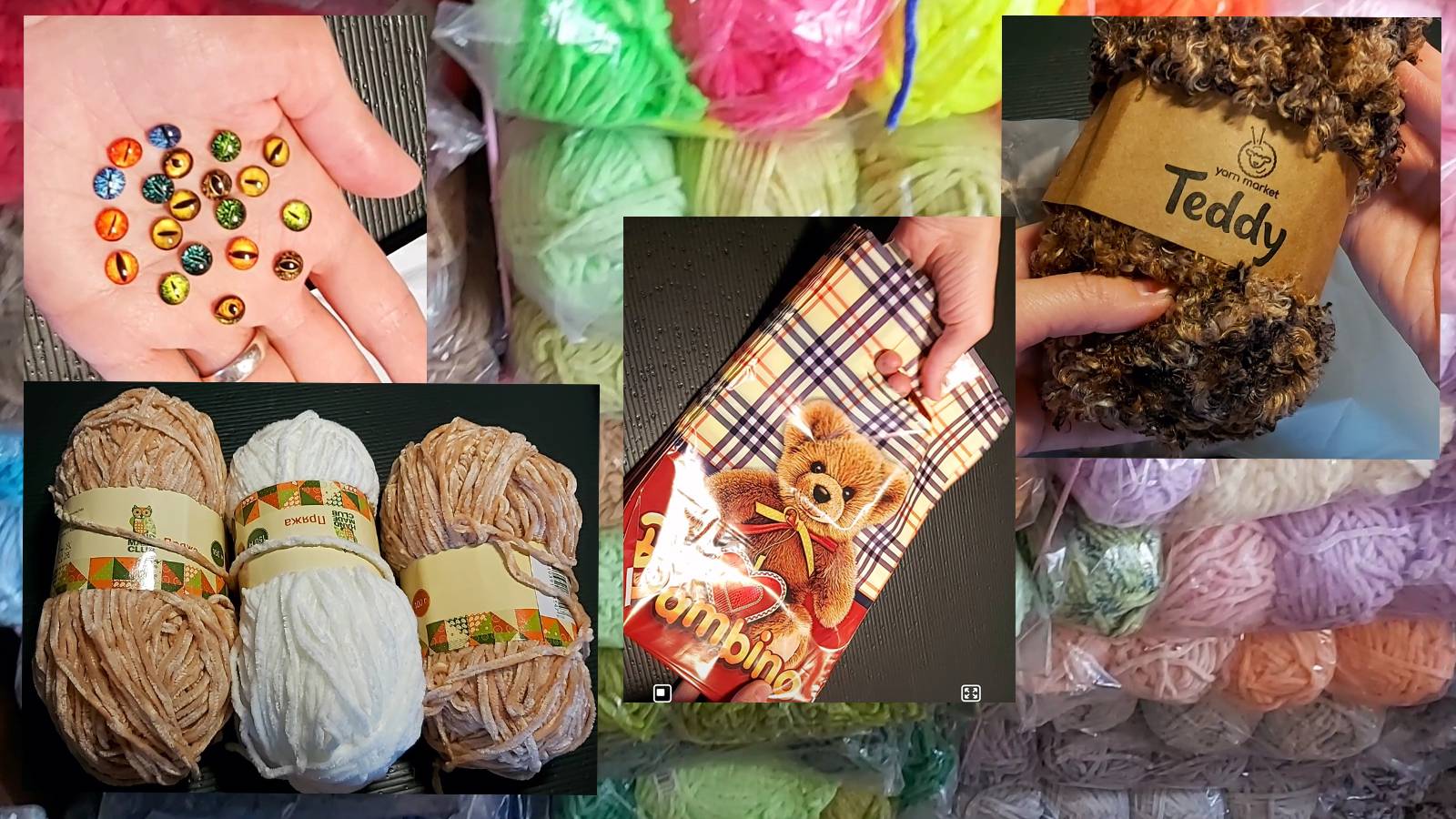 Разбор пряжи. Подарок-пинок от Виктории!))) Небольшие посылочки. смотреть онлайн