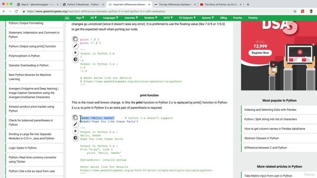 133 Python 2 против Python 3 смотреть онлайн