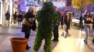 She Got The Scare of Her Life !!! Bushman Prank