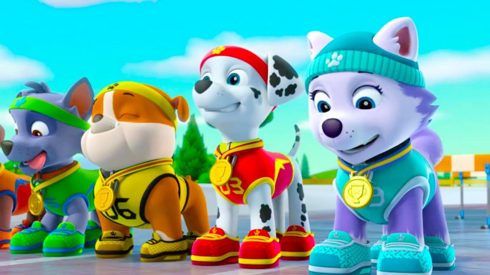 Щенячий Патруль Операция в Городе Эверест и Гонщик Спасатель смотреть онлайн