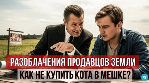 Разоблачения продавцов земельных участков
