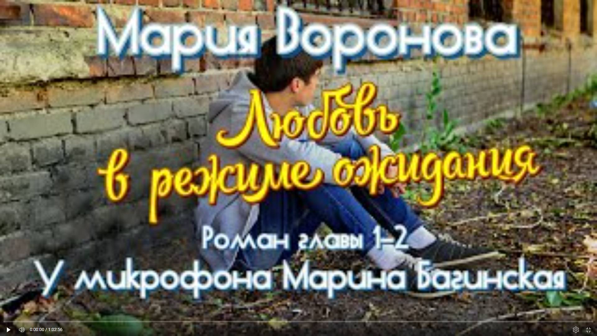 Мария Воронова _Любовь в режиме ожидания_ Роман главы 1-2 У микрофона Марина Багинская