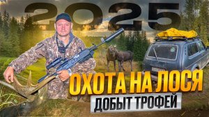 ДОБЫЛ ТРОФЕЙНОГО ЛОСЯ // ОХОТА НА ГОНУ 2025
