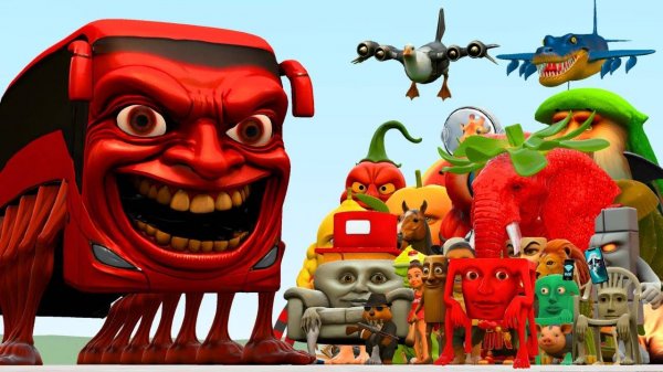 НОВЫЙ РОНГ РЕНГ БУС ПРОТИВ ВСЕЙ НОВОЙ ИТАЛЬЯНСКОЙ СЕМЬИ МЕМОВ AI BRAINROT В GARRYS MOD